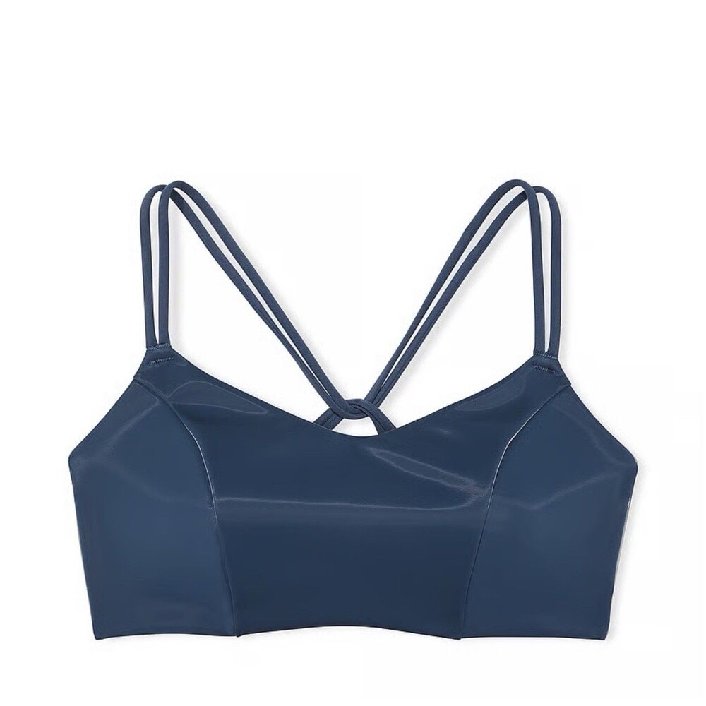 Victoria's Secret VSX Elevater Liquid Shine Light Support Sports Bra Medium NWT